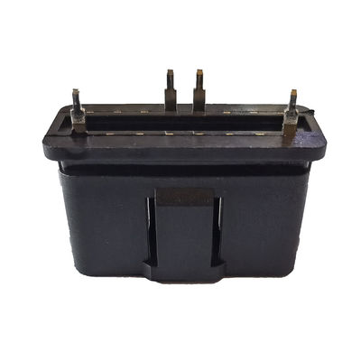 16 Pin Rectangular OBD2 Connector Cable With Nickel Plated Connector