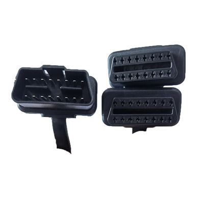 Flat Ribbon Obdii Splitter Cable , Y Splitter Obd Diagnostic Cable With Switch