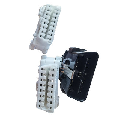 Durable OBD Adapter Cable 16 Pin 1 To 2 Y Female Splitter For Auto Diagnostic
