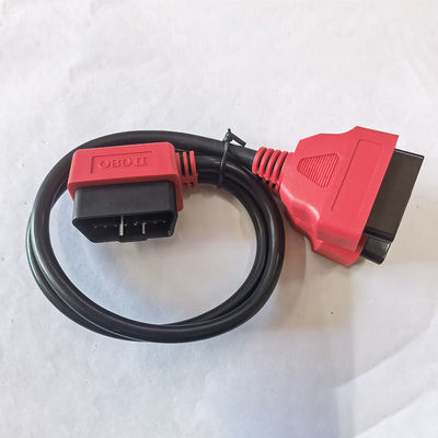 Red Connector Automotive Electrical Cables 16 Pin Male To 2 Pin Female PVC Material