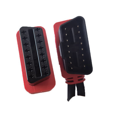 Red Connector Automotive Electrical Cables 16 Pin Male To 2 Pin Female PVC Material