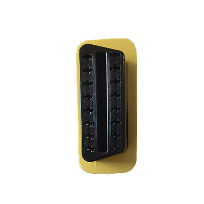 Longitud material los 30cm del ABS de cobre amarillo del cable de extensión del puerto de 12V/24V OBD2 OBD