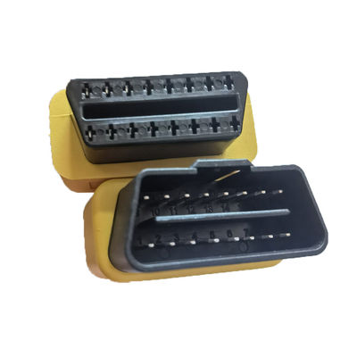 Longitud material los 30cm del ABS de cobre amarillo del cable de extensión del puerto de 12V/24V OBD2 OBD