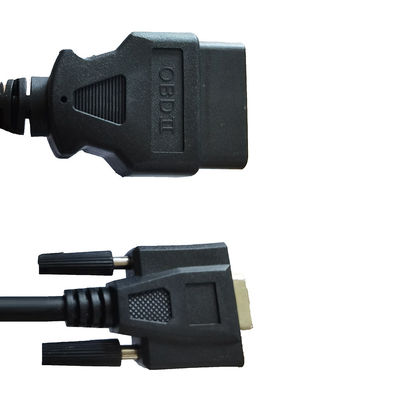 9 Pin Db9 OBD GPS Cable 12V 24V With Male To Female Connector