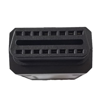 ABS PVC 16 Pin Car OBD Adapter Plastic Housing Male To Female