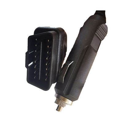 16 женщина кабеля Pin OBD2 OBD GPS черная мужская к лихтеру сигареты