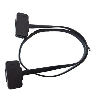 แบน 100 ซม. OBD2 OBD Extender สายเคเบิลชายกับหญิงสำหรับอุตสาหกรรมยานยนต์