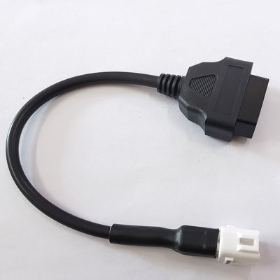 Durable 4 Pin Yamaha OBD Cable , Automotive OBD Wire Harness