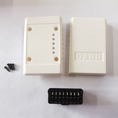 Male 16 Pin OBD2 Scanner Connector Case , Practical Diagnostic Plug In Car