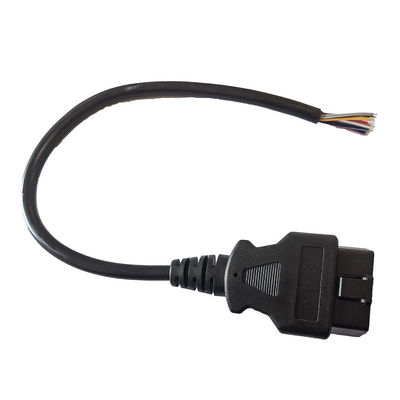 cable de interfaz de 12V 24V OBD2, hembra del alto rendimiento para abrir el cable
