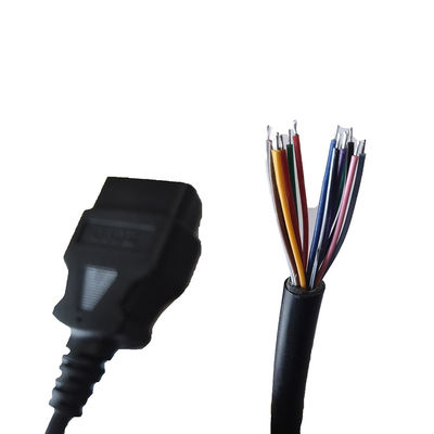 cable de interfaz de 12V 24V OBD2, hembra del alto rendimiento para abrir el cable