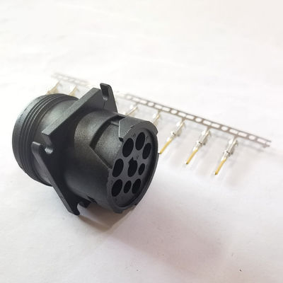 9 conector macho preto do cabo de extensão de Pin Deutsch J1939 para o caminhão resistente