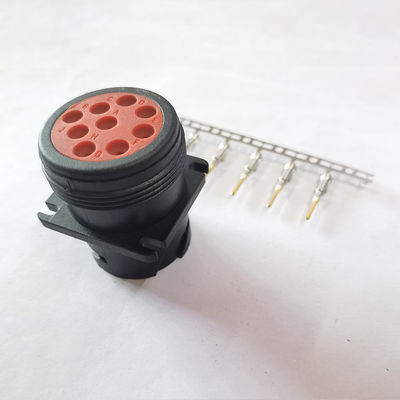 9 conector macho preto do cabo de extensão de Pin Deutsch J1939 para o caminhão resistente