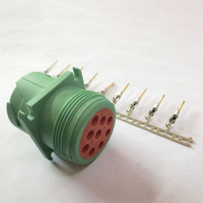 Hijau OBD Port J1939 Kabel Ekstensi Pin Padat 16 18AWG Tahan Lama