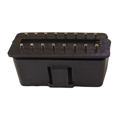Automobile 24V OBD Car Connector Durable 16 Pin PA66 Brass Material