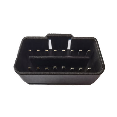 OEM OBD J1962 Diagnostic Connector Folded Male 16 Pin PA66 Brass Material