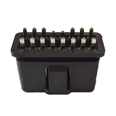Brass Male OBD Car Connector Socket 12V J1962 16 Pin High Performance