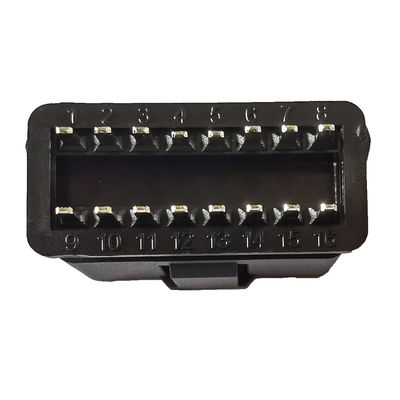 Brass Male OBD Car Connector Socket 12V J1962 16 Pin High Performance