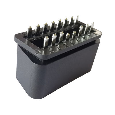 Brass Male OBD Car Connector Socket 12V J1962 16 Pin High Performance