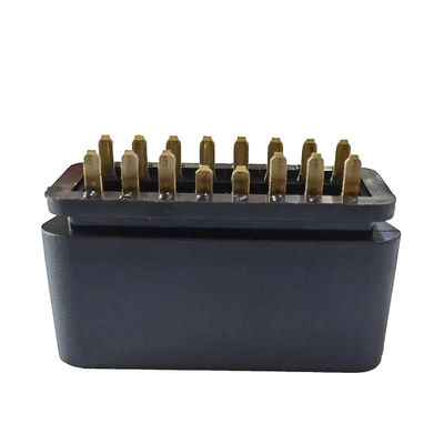 12W-24W złącze samochodowe OBD 16-pinowy J1962 męski pozłacany adapter