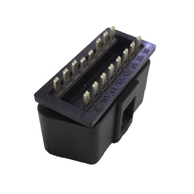 New Original High Quality OBD2 16Pin Square Hole Male Plug OBD 24V Connector