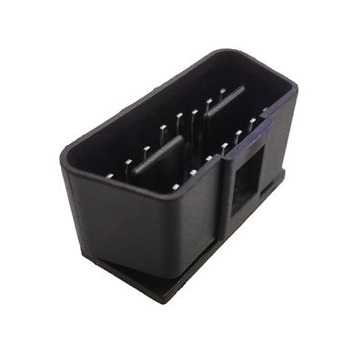 New Original High Quality OBD2 16Pin Square Hole Male Plug OBD 24V Connector