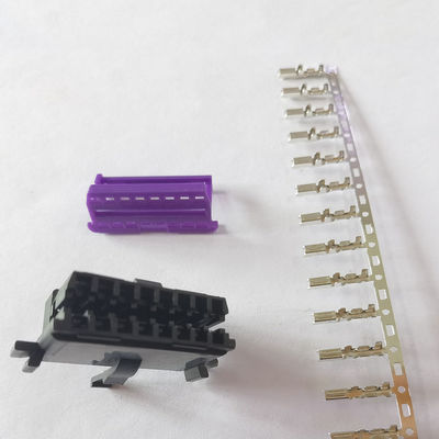 Durable 16 Pin OBD2 Scanner Plug , Automotive OBD2 Female Connector