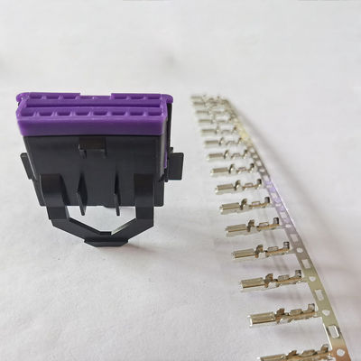 Durable 16 Pin OBD2 Scanner Plug , Automotive OBD2 Female Connector