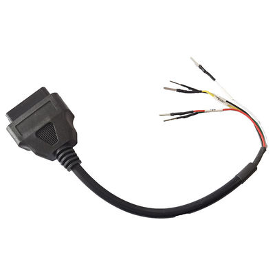 สายเคเบิล OBD สำหรับรถจักรยานยนต์ที่ใช้งานได้จริง ODM 12W-24W สำหรับการวินิจฉัยรถบรรทุก