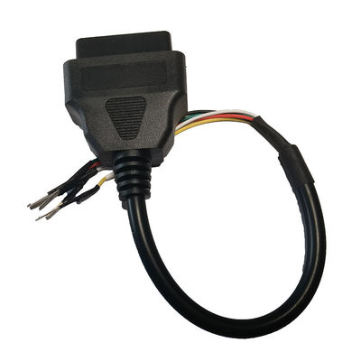 สายเคเบิล OBD สำหรับรถจักรยานยนต์ที่ใช้งานได้จริง ODM 12W-24W สำหรับการวินิจฉัยรถบรรทุก