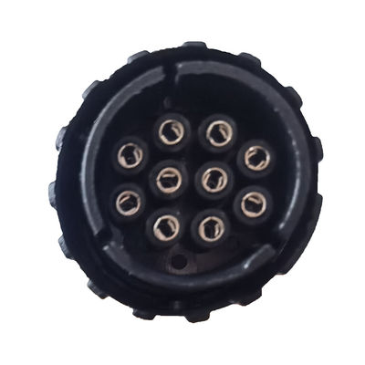 12V 24V OBD2 شاحنة تشخيص الكابلات 10 دبوس محول لصناعات السيارات