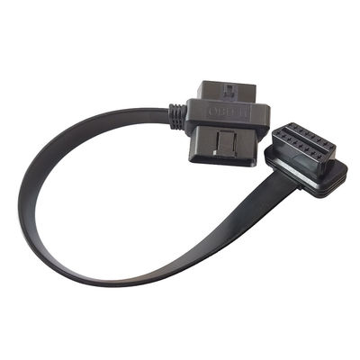 Length 30CM Female OBD Splitter Cable , T Shaped OBD Extension Cord