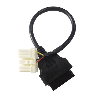 ABS PVC OBD2 Connector Cable 12 Pin Male Female For Car Diagnostic