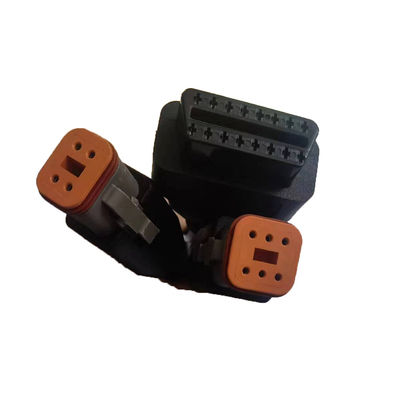 Harleyのオートバイのための4PIN 6PINへの互換性があるOBD2 Yケーブルの女性