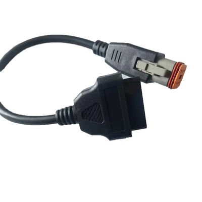 Female To 6 Pin Motorcycle OBD Cable Durable With Diagnostic Connector