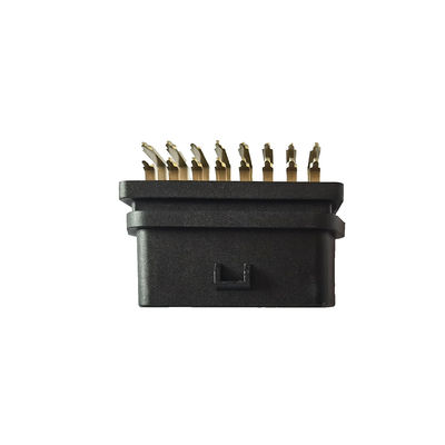 12V 24V OBD Plug OBD Female Socket Gold plated OBD2 Elbow For Auto Scanner Connector