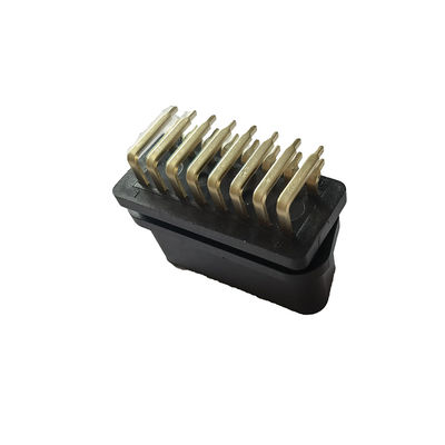12V 24V OBD Plug OBD Female Socket Gold plated OBD2 Elbow For Auto Scanner Connector
