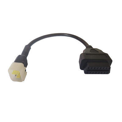 Professional Manufacturer 6P Connector To OBD2 16P Female Diagnostic Cable For Delphi