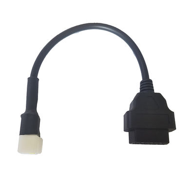 Professional Manufacturer 6P Connector To OBD2 16P Female Diagnostic Cable For Delphi