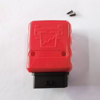 स्थिर लाल OBD कार एडाप्टर, बेंट पिन मोटरसाइकिल OBD2 एडाप्टर