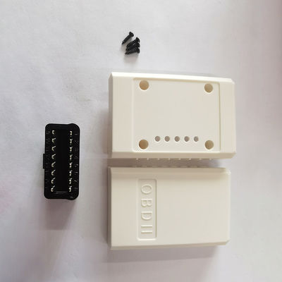 Automotive OBD2 Male Connector Housing 327 White Color Practical
