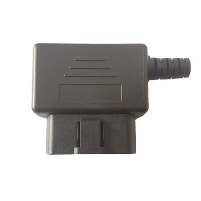 16 Pin OBD2 Plug Adapter Male Plug J1962 Buckle Housing With Wire Exit Hole
