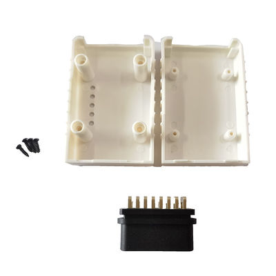 Female 16 Pin OBD Plug Adapter , Bent Pin OBD2 Motorcycle Adapter