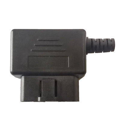 Obd2 16Pin Bent Pin Gold Plated Male Connector Obd Diagnostic Plug Housing