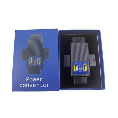 OBD2 power converter one minute three to car 2USB supply ports