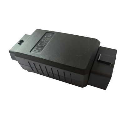 OBD2 Enclosure Bend Pin Gold Plated Male Bend Pin Nickel Plated Female OBD2 Connector Black Color Housing