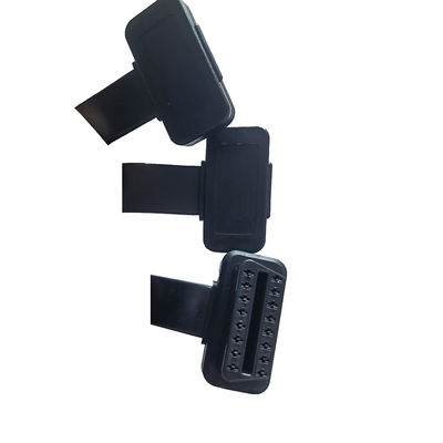 Flat OBD2 Y Cable16 Pin 1 ชายถึง 3 หญิงสำหรับการวินิจฉัยรถยนต์
