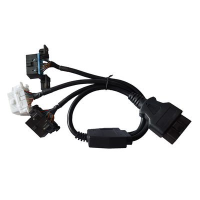 Kabel złącza samochodowego OBD2 16-pinowy męski port do 3 żeńskich