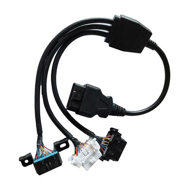 Kabel złącza samochodowego OBD2 16-pinowy męski port do 3 żeńskich