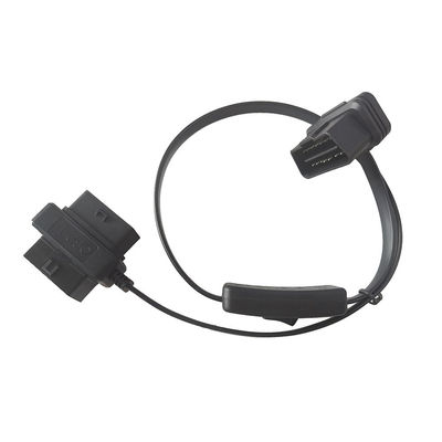 1 maschio - riempitivo diagnostico femminile J1962 del cavo di 2 OBDII con il commutatore